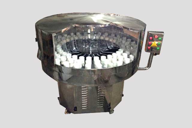 Semi Automatic Rotary Bottle Rinsing Machine